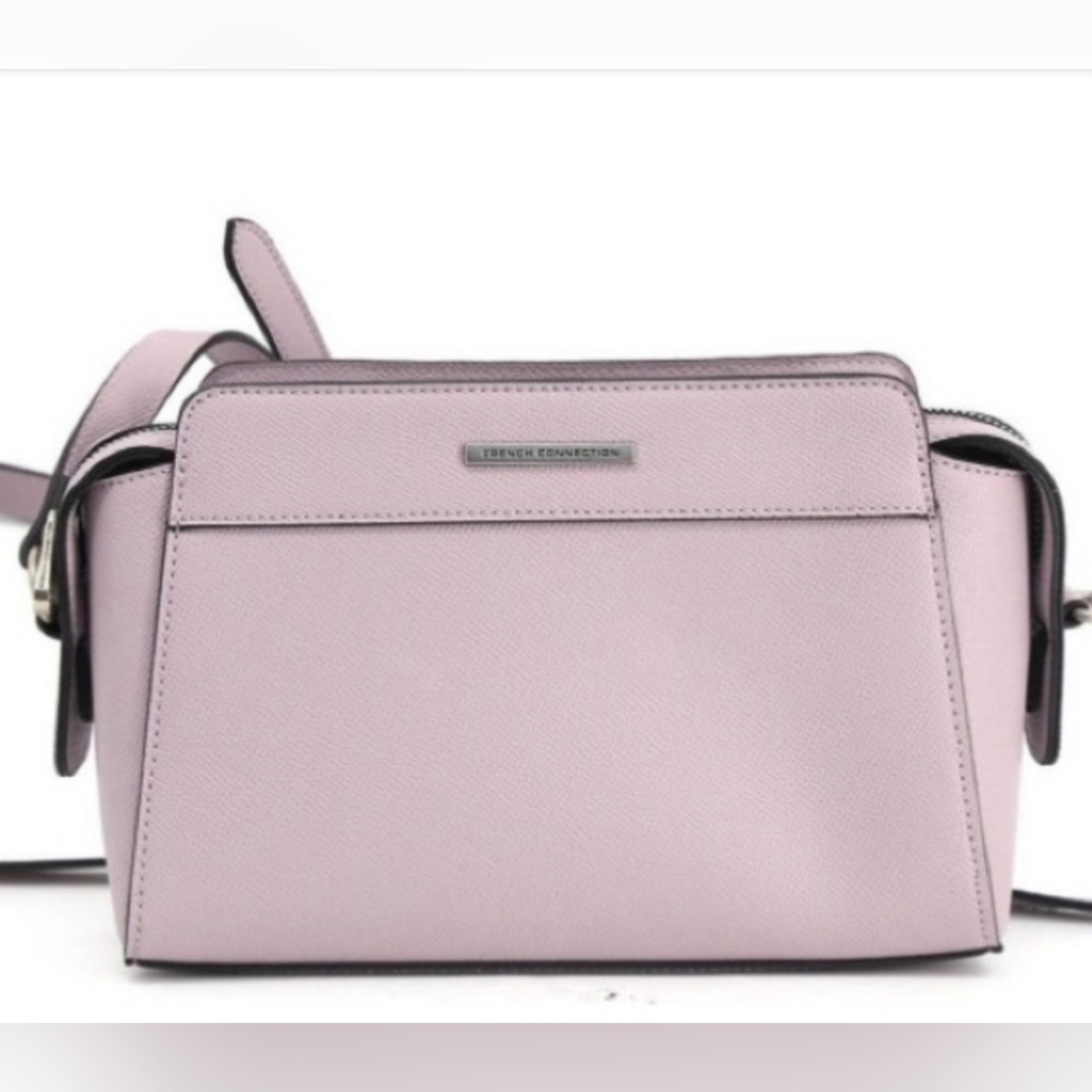 French Connection Evie Caviar Pink Bag